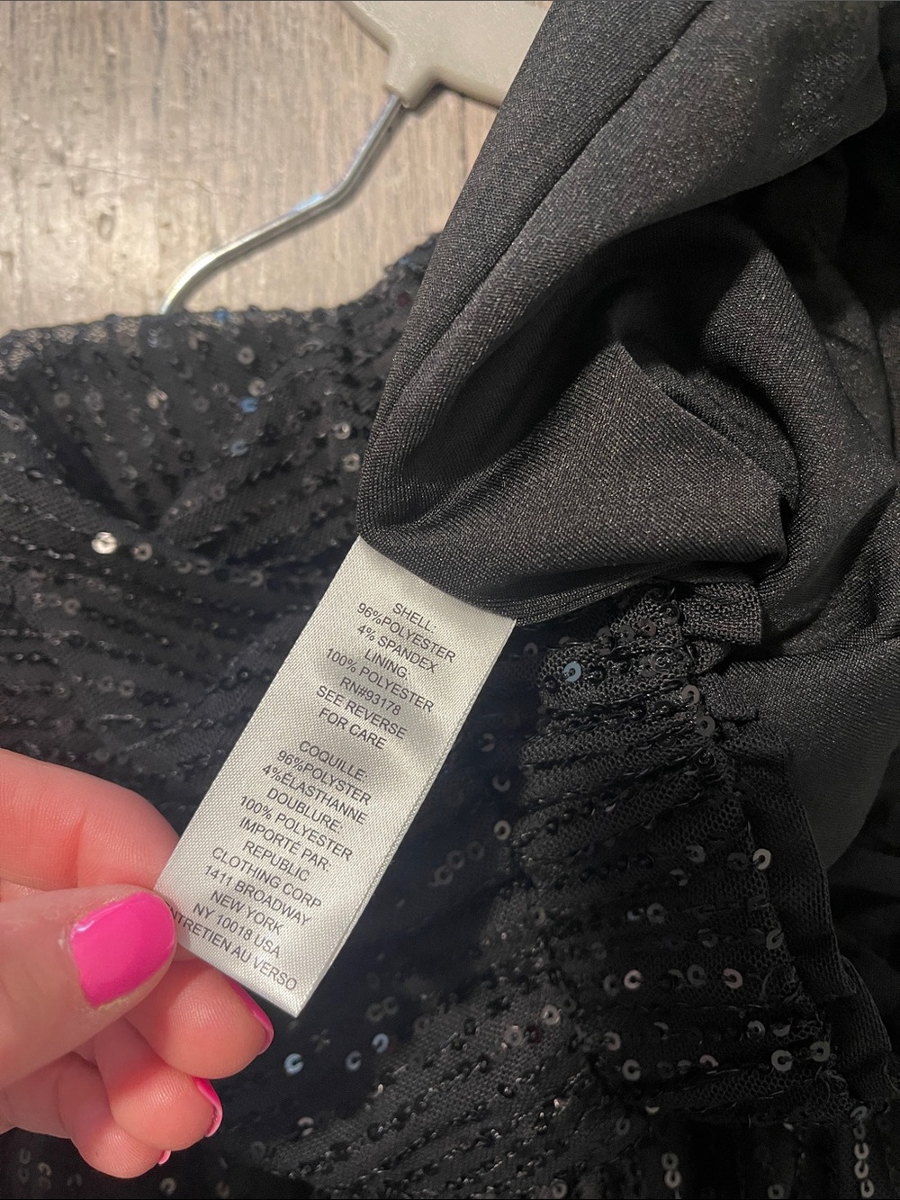 Industry‎ Black Sequin Jogger Pants size xs - Picture 6 of 7